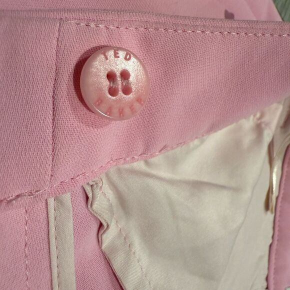 Ted Baker Pink Cropped Ankle Pants - Picture 4 of 6